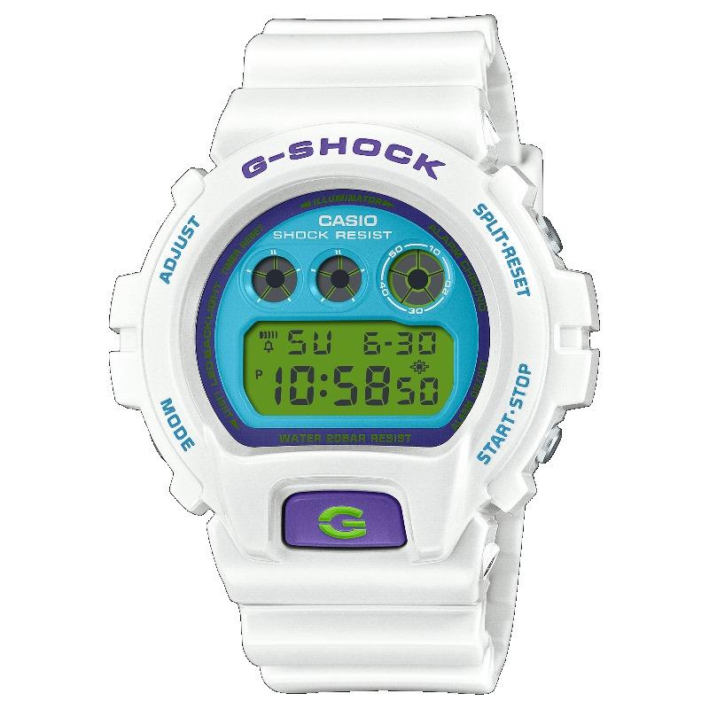 

Casio G-SHOCK Men s Resin 200M Water Resistant Digital Shock Resistant Quartz Watch DW-6900RCS-7