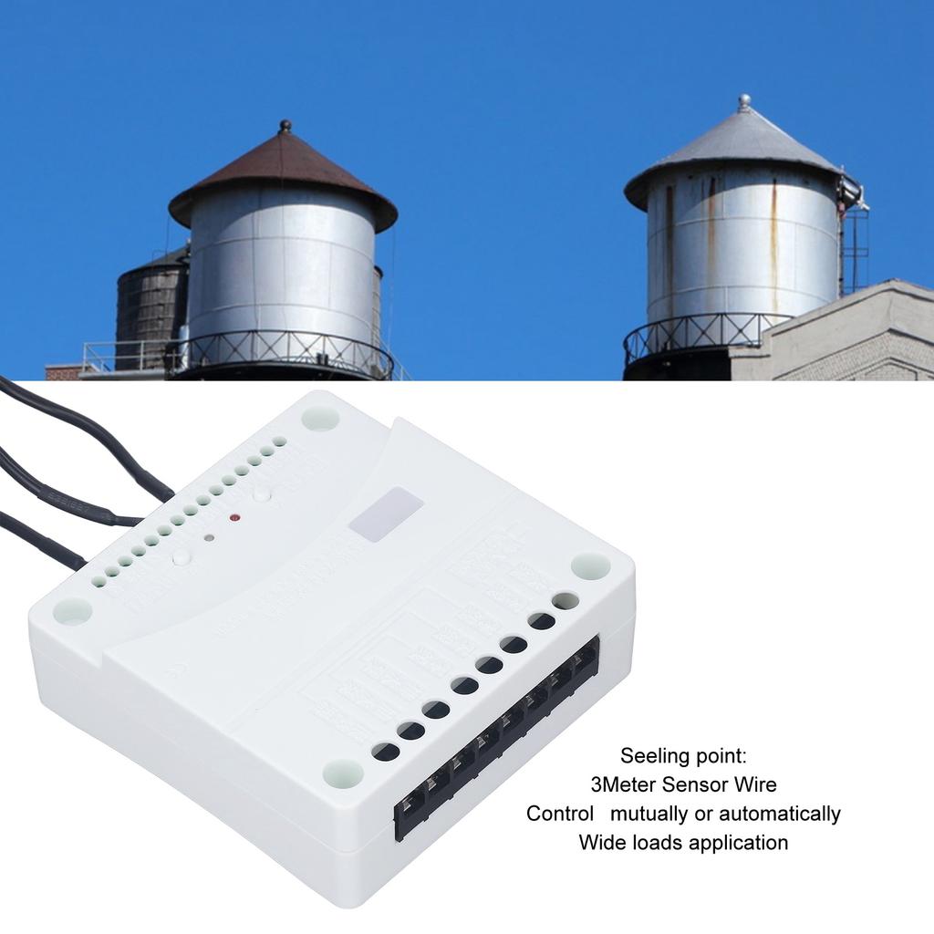 Controler Automat Nivel Apă Controler Pompă Lichid AC 220V cu 3 Senzori de Nivel Apă fără Contact