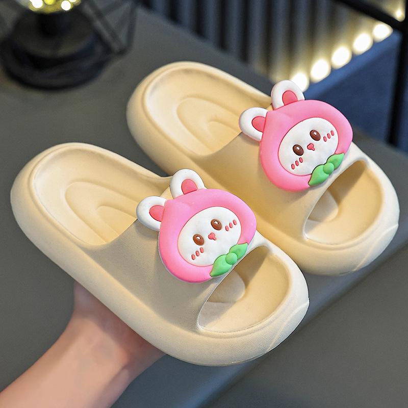 EVA Kids' Cartoon Indoor Slippers: Cute, Non-Slip, Soft Sole for Girls and Boys