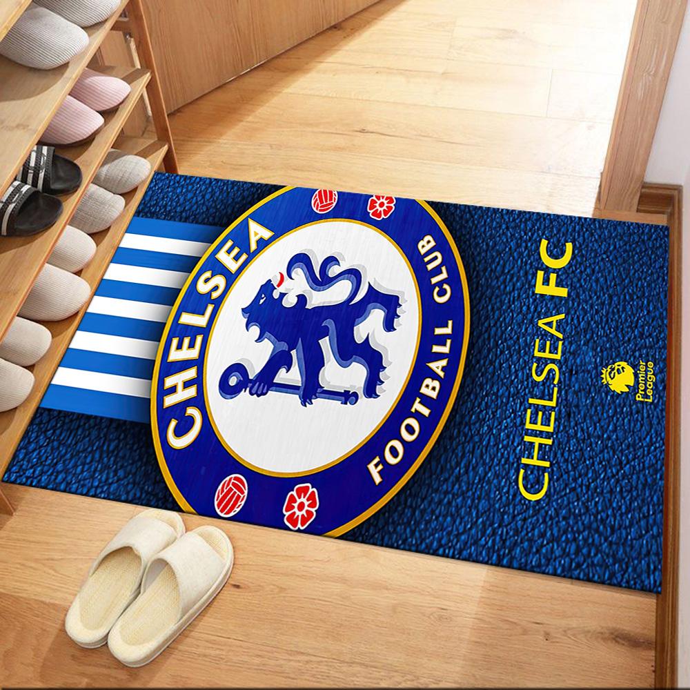 Love Chelsea Football Club Logo Square Rugs Are a Great Choice for Living Rooms, Bedrooms, Home Décor, and As Gifts.
