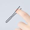 50/100Pcs Black Straight Line Hair Clip U-Shaped Needle Lady Hairpins Curly Wavy Grips Women Bobby Pins Styling Hair Accessories