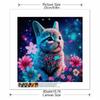 New Arrival 5D DIY Full Circle Diamond Painting "Flowers and Cats" Embroidery Cross Stitch Home Decor Gift