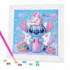 DIY Diamond Painting Kit with Frame,Stitch Full Circle Mosaic 5D DIY Cross Stitch Kit Home Decoration with Frame, Handicraft Hobby Collection