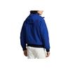 Polo Ralph Lauren FW23 Kurtka z kapturem zapinana na zamek z haftowanym logo i nadrukiem, z długim rękawem, męska, niebieska 710923262-001