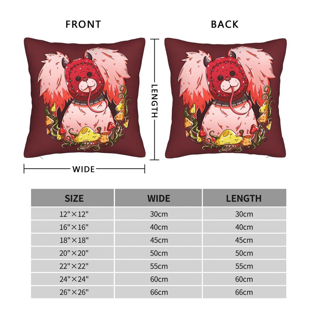 Dorohedoro Kikurage Character Pillowcases Kawaii Pillow Case For Living Room Chair Graphic Pillow Cover