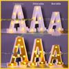 22cm LED Letter & Number Lights for Events - Perfect for Birthdays & Proposals.