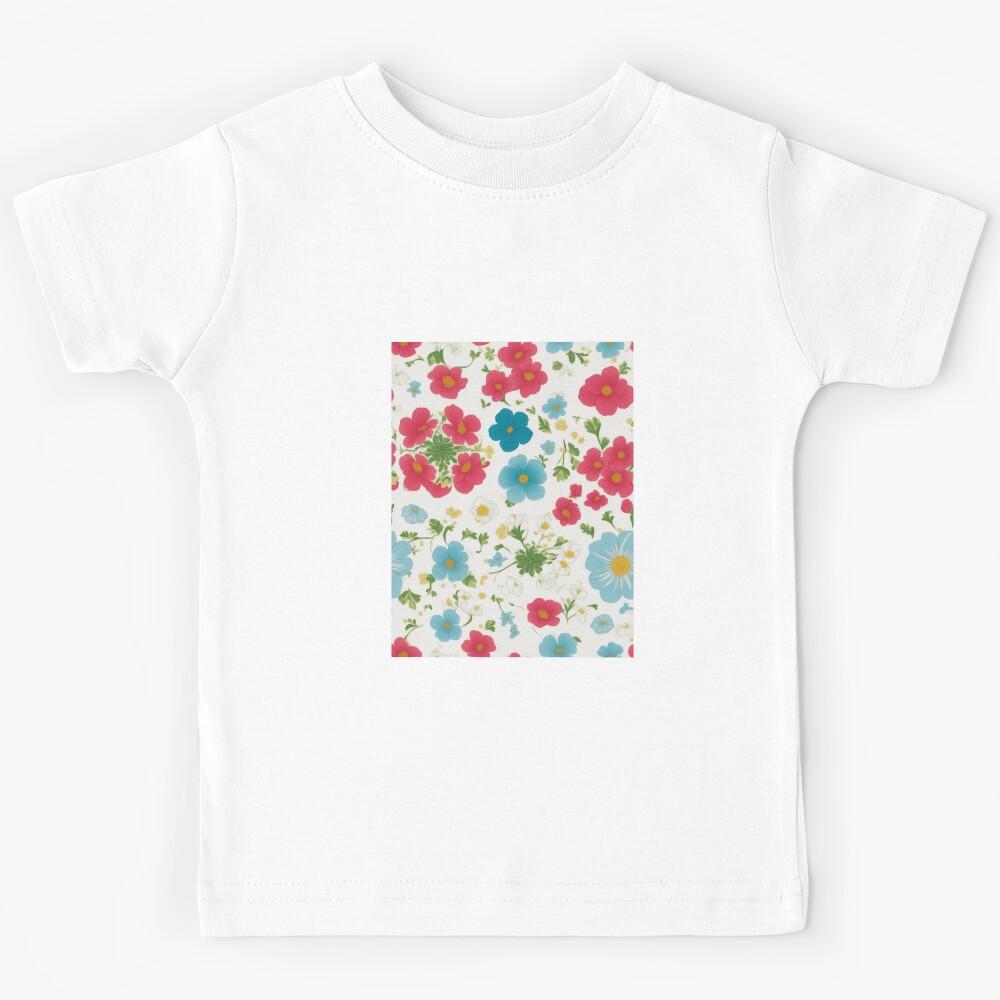 Beautiful Colorful Flowers and Leaves 5 Kids T-Shirt 110