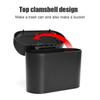 Car Trash Can with Lid Hanging Vehicle Garbage Organizer Case Storage Box Plastic Pressing Trash Bins Auto Interior