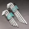 SATA Tools 9-Piece Extended Extra-Long Hex Key Wrench Set