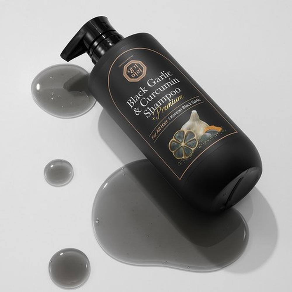 Daeng Gi Meo Ri Premium Black Garlic & Curcumin Shampoo 500ml - Scalp Care, Korean