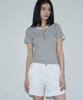 SIS A Cutout Line Cotton Half Pants [Ivory]