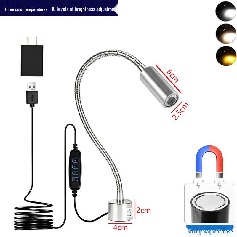 Magnetic Gooseneck CNC Machine Work Light for Lathes & Milling Machines