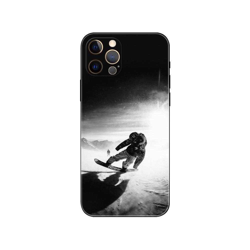 Skiing Phone Case For iPhone Samsung Galaxy Redmi Xiaomi Oppo OnePlus Note S A 7 8 9 10 11 12 13 14 20 21 22 23 53 54 Pro Max Plus Ultra TPU Soft