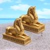 2 Stuks Sfinx Beelden Beeldjes Egyptische Beeldjes Mythologie Farao Kast Decoratie