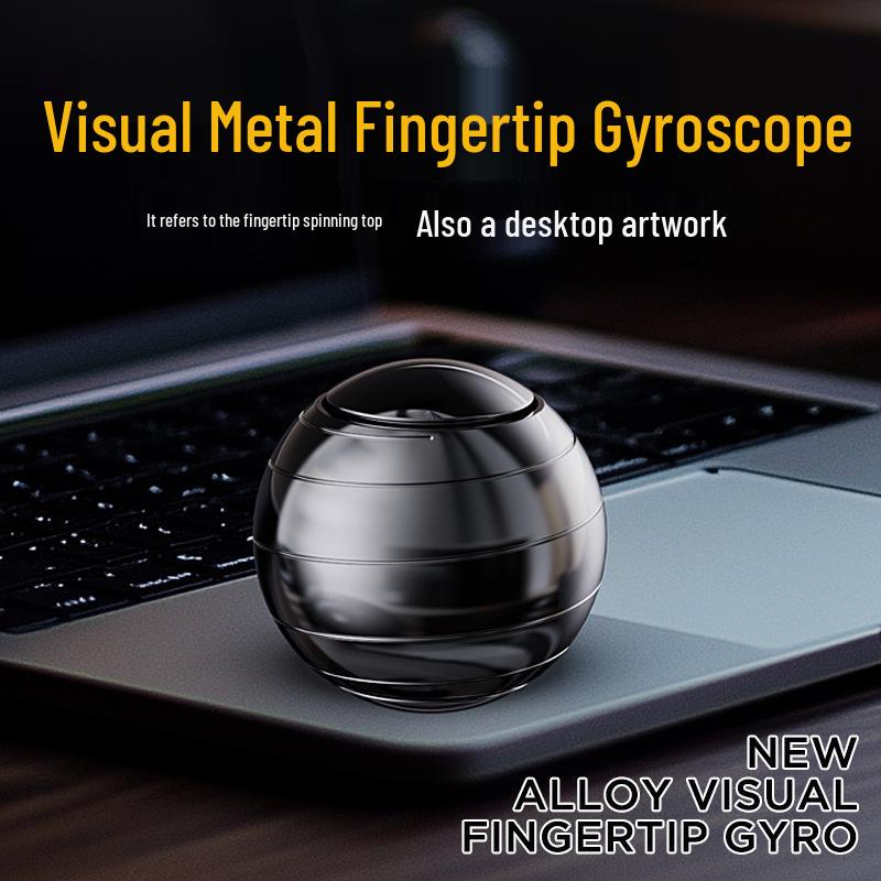 Colorful Square Fidget Spinner: Black Metal Stress Relief Handheld Toy