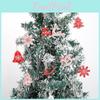 Charming Wooden Christmas Ornaments Set With Reindeer Snowflakes Bells And Trees