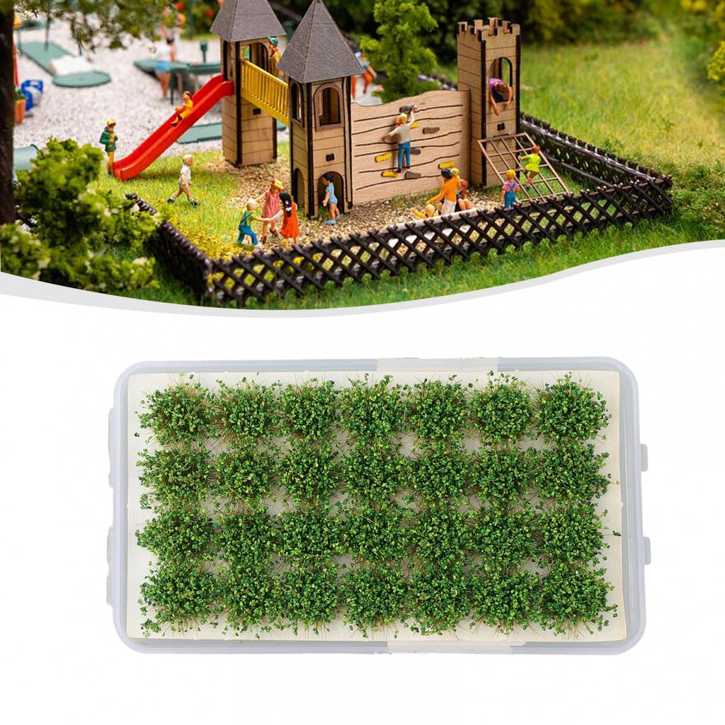 1x Adhesive Static Grass Tufts Model Miniature Scenery