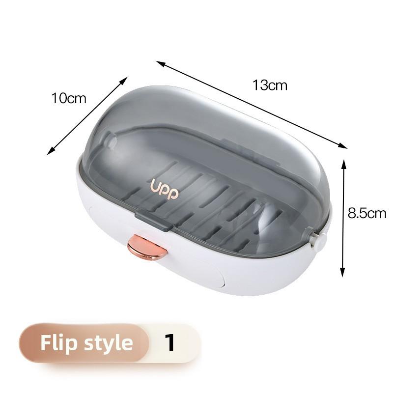 

1шт настенная двухслойная мыльница без перфорации ящик для слива держатель кухонная губка ящик для хранения ванная комната органайзер стеллаж полки 1PCS белый