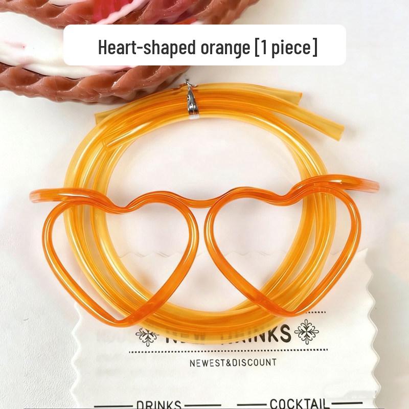 Creative Funny Straw Glasses: Cute, Extra-Long Soft Tube for Lazy Person and Kids to Enjoy Drinks in Style