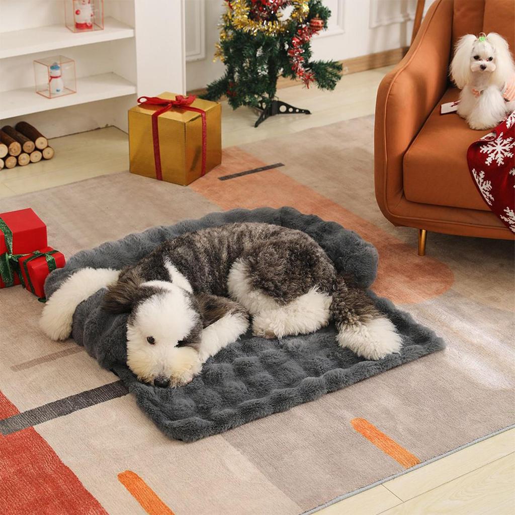 Dog Sofa Bed Plush Pet Couch Cover Washable Cover Removable Mat For Bedroom Apartment Living Room Indoor Relaxation Nighttime