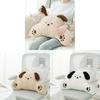 Cartoon Dog Cushion Plush Soft Office Lumbar Pillow For Relaxing Lounge Decor
