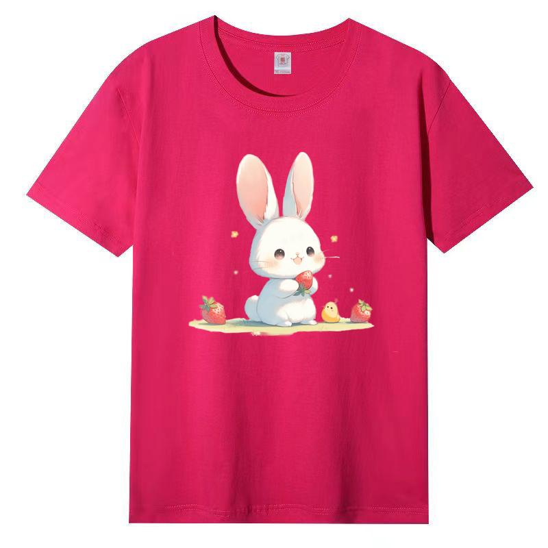 Summer New Korean Pattern Short-sleeved T-shirt Female Student Tops