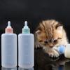 Escala Clara Silicone Mamadeira para Alimentar Animais de Estimação Alimentador de Leite para Cachorrinho Alimentador Chupeta para Gato Garrafa de Água para Gatinho