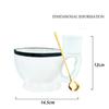 Happy Bathroom Appearance Beverage Cup 8.8Oz Durable earthenware Ideal For Birthday Pranks And celebratory Items