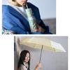 Folding Umbrella Rimline Star Mini Black Umbrella Rim 49cm Lightweight For Both Sunny and Rainy Days Star Adult Cute Stylish Commuting to School