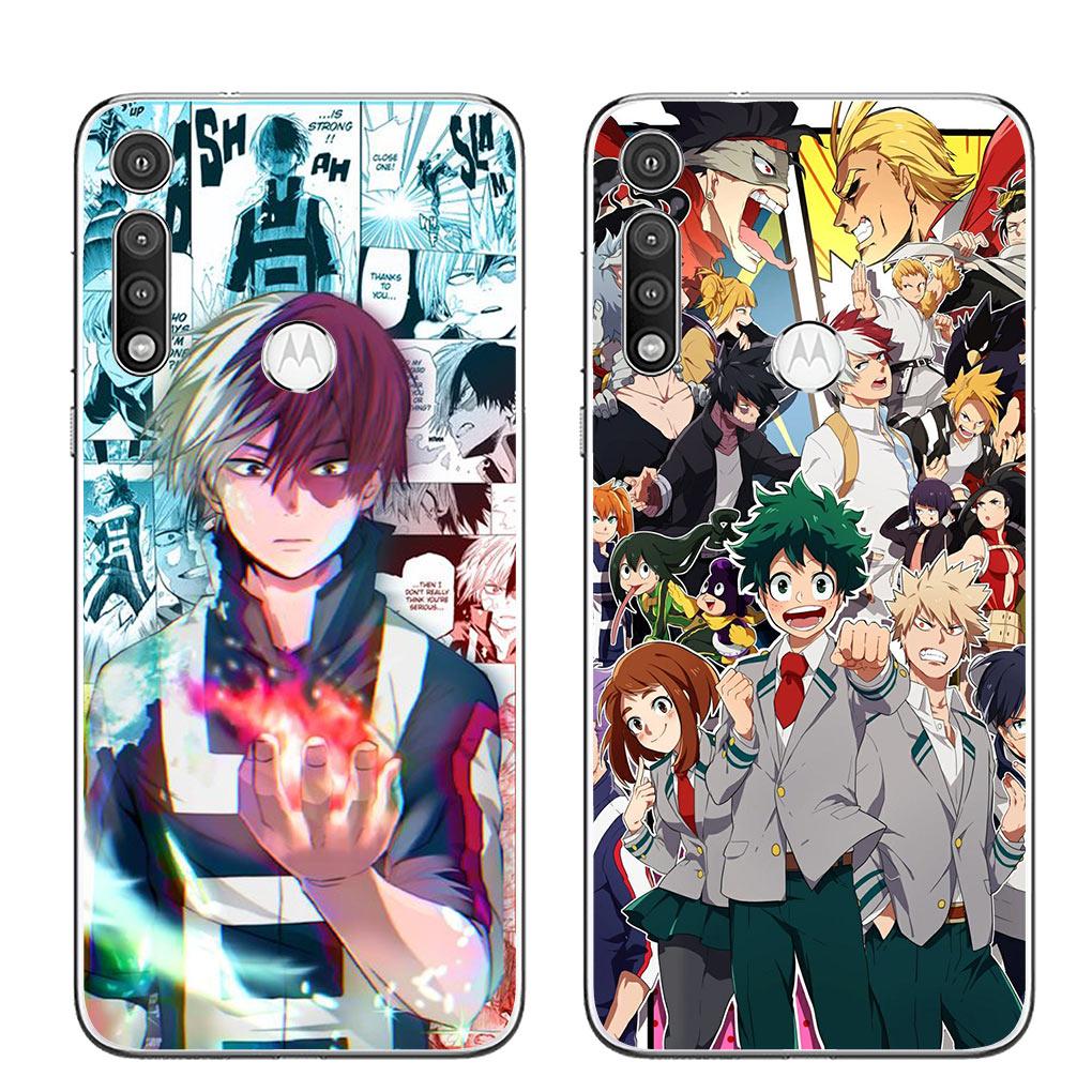 My Hero Academia Shoto Todoroki BNHA Boku No for Motorola Moto G13 G14 G53 G54 G62 G72 G82 G84 E13 E20 G42 G32 G23 G22 Case