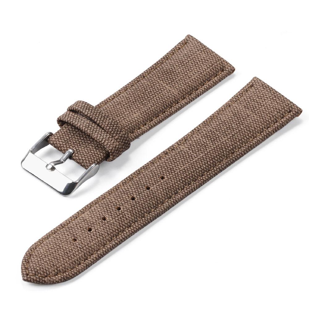 Vintage Lederarmband Denim-Muster Nylon Uhrenarmband 16mm 18mm 20mm 22mm Armband für Huawei Uhrenarmband Universelles Armband Gürtel