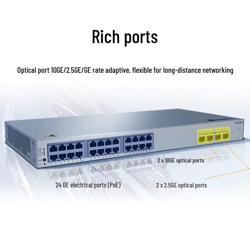 Huawei S220S-24P4JX 24-Port Gigabit Managed Ethernet Switch