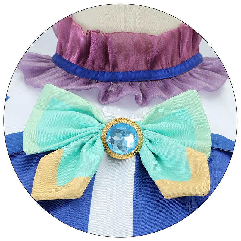 Aqua Cosplay Konosuba God`s Blessing on This Wonderful World Cosplay Costume Wig Women Anime Comic Party Role Playing Outfits