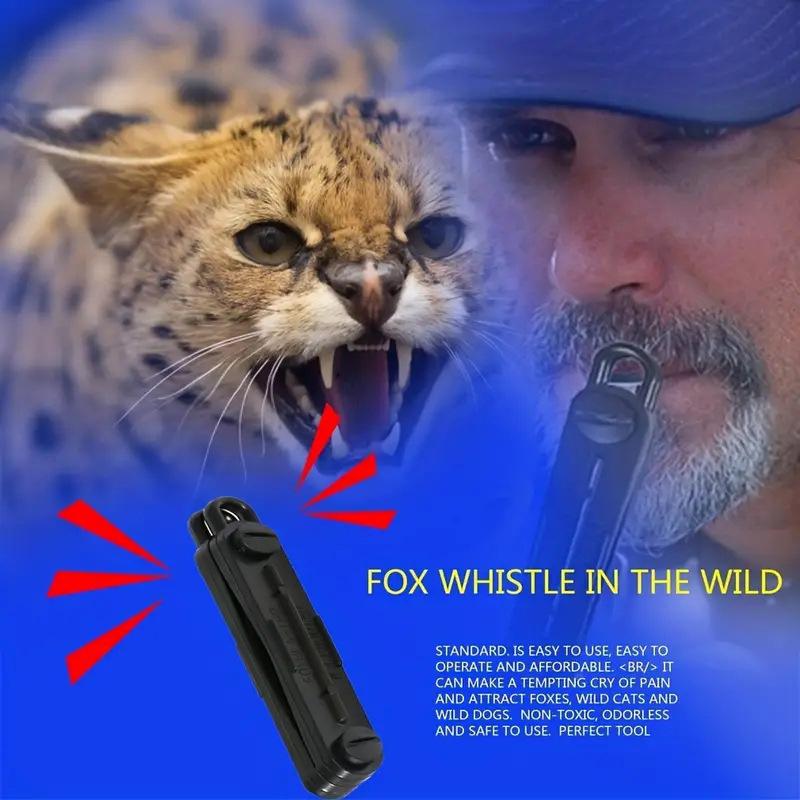 Tragbare Outdoor Tierruf-Pfeife für die Jagd auf Füchse, Hunde, Katzen, Kaninchen - Wildruf-Blaster Jagdzubehör
