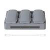 Portable Triple Slot Charging Station With Real Time LED Display Ideal For Batteries Professional Photographers