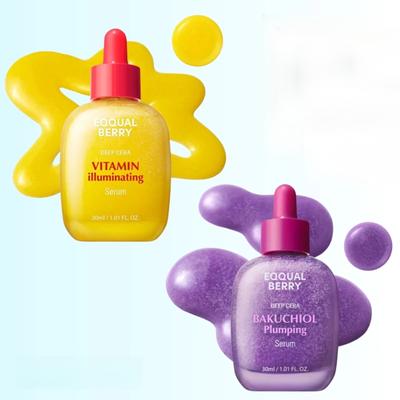 EQQUALBERRY Vitamin Illuminating/ Bakuchiol Plumping Serum 30ml