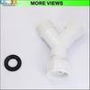 6-Minute Kitchen Sink Connector: Three-Way Pipe Fittings for Overflow, Dishwasher, and Water Purifier Discharge.