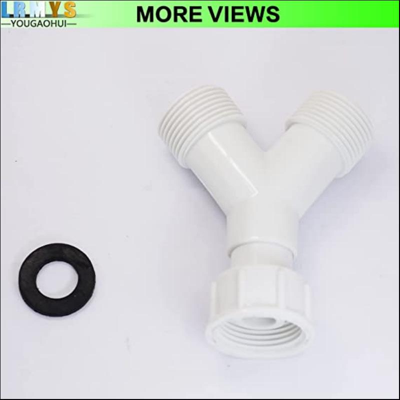 6-Minute Kitchen Sink Connector: Three-Way Pipe Fittings for Overflow, Dishwasher, and Water Purifier Discharge.