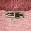 CHEMISE LACOSTE 70s Made in France Vintage Short sleeve Polo shirt 2 Red Men's Used