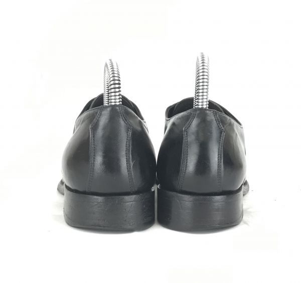 Made in Italy Bally Genuine Leather U Tip Dress Business Shoes Size 25.0cm Black(USED)