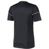 Adidas Logo Print Sport Round Neck Short Sleeve Soccer Jersey Men Tops Black BJ9173