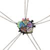 Cartoon Pizza Pendant Necklace for Women Girls, Magnetic Pendant Necklace