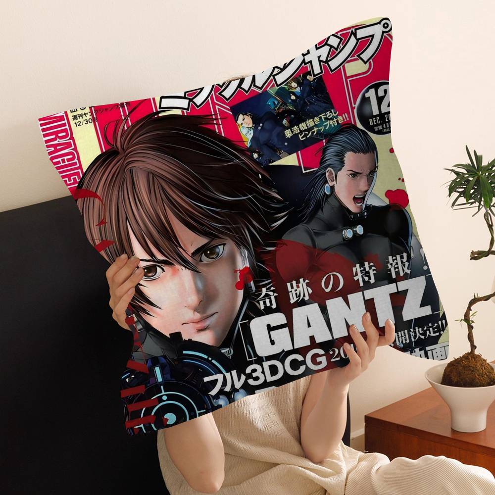 Японский Аниме Gantz Наволочки Домашнее Постельное Белье Декоративная Наволочка Свадебная Супер Мягкая Наволочка 30cmx30cm