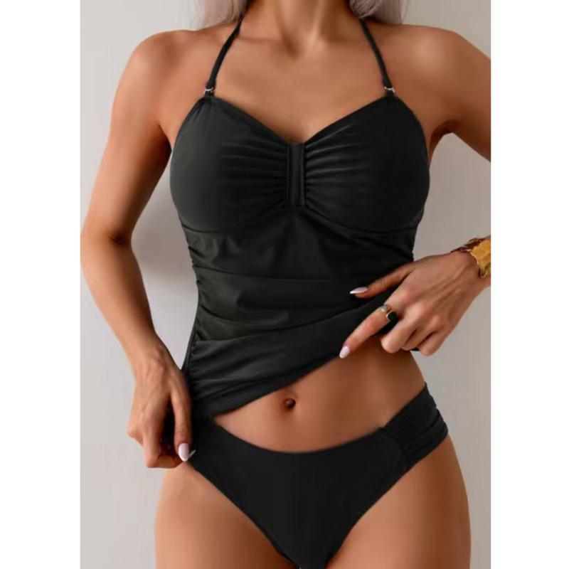 Cover Belly Swimsuits Tankini Set Female Swimwear Push Up For Beach Swim Wear Two-Piece Bathing Suits Pool Women's Swimming Suit
