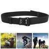 Nylon Outdoor Multifunction Rescue Rappelling Downhill Military Waist Belt Heavy Duty(black )