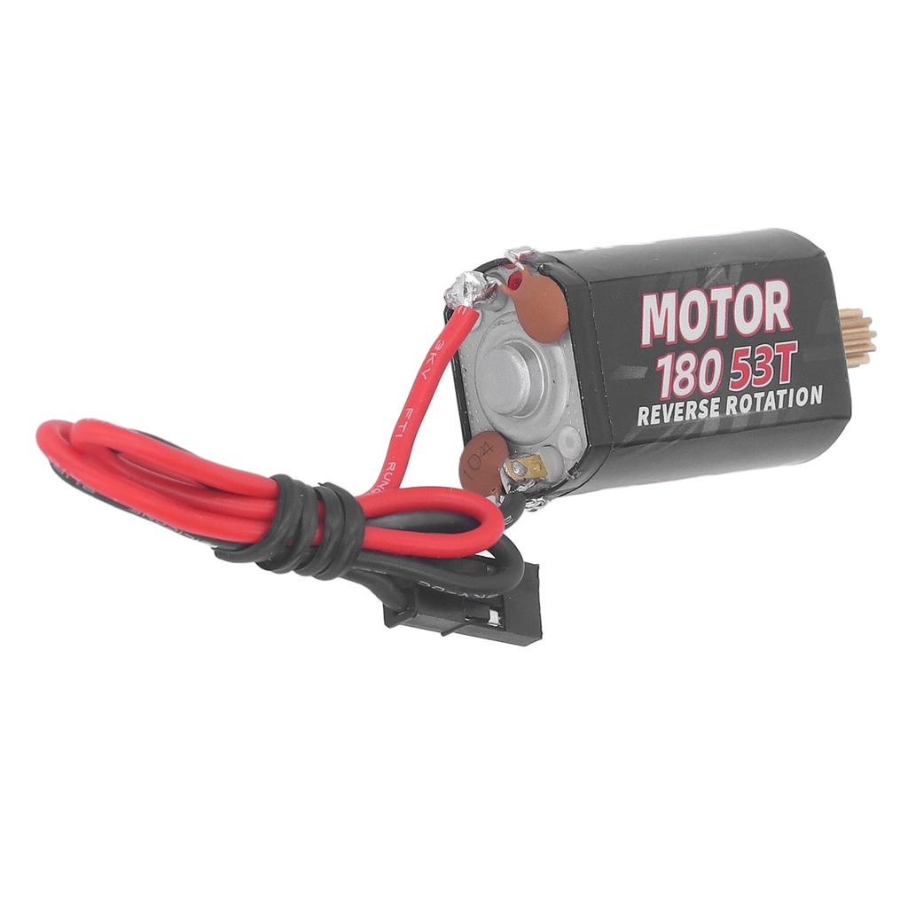 Brushed 53T Motor 180 Brushed Large Torque Motor for Traxxas TRX4M 118 Climbing Car Black