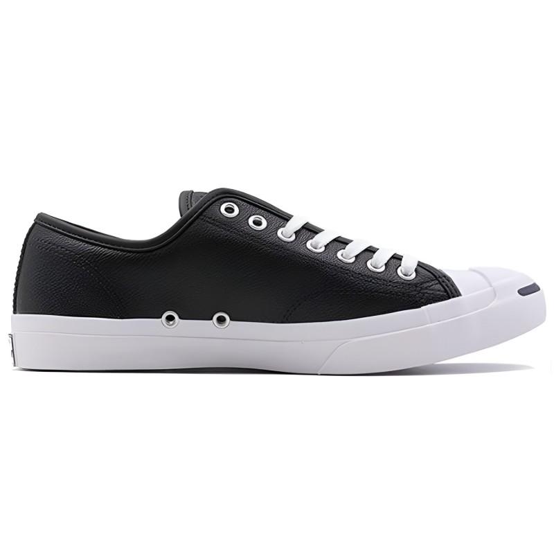 Converse Jack Purcell Dark Sangria Non-Slip Lightweight Low-Top Board Shoes Unisex Black