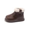 New Winter Shoe Versatile Soft Soled Cotton Shoe Anti Slip Casual Warm Cotton Boot Exquisite Princess Girl Shoe Retro Ankle Boot