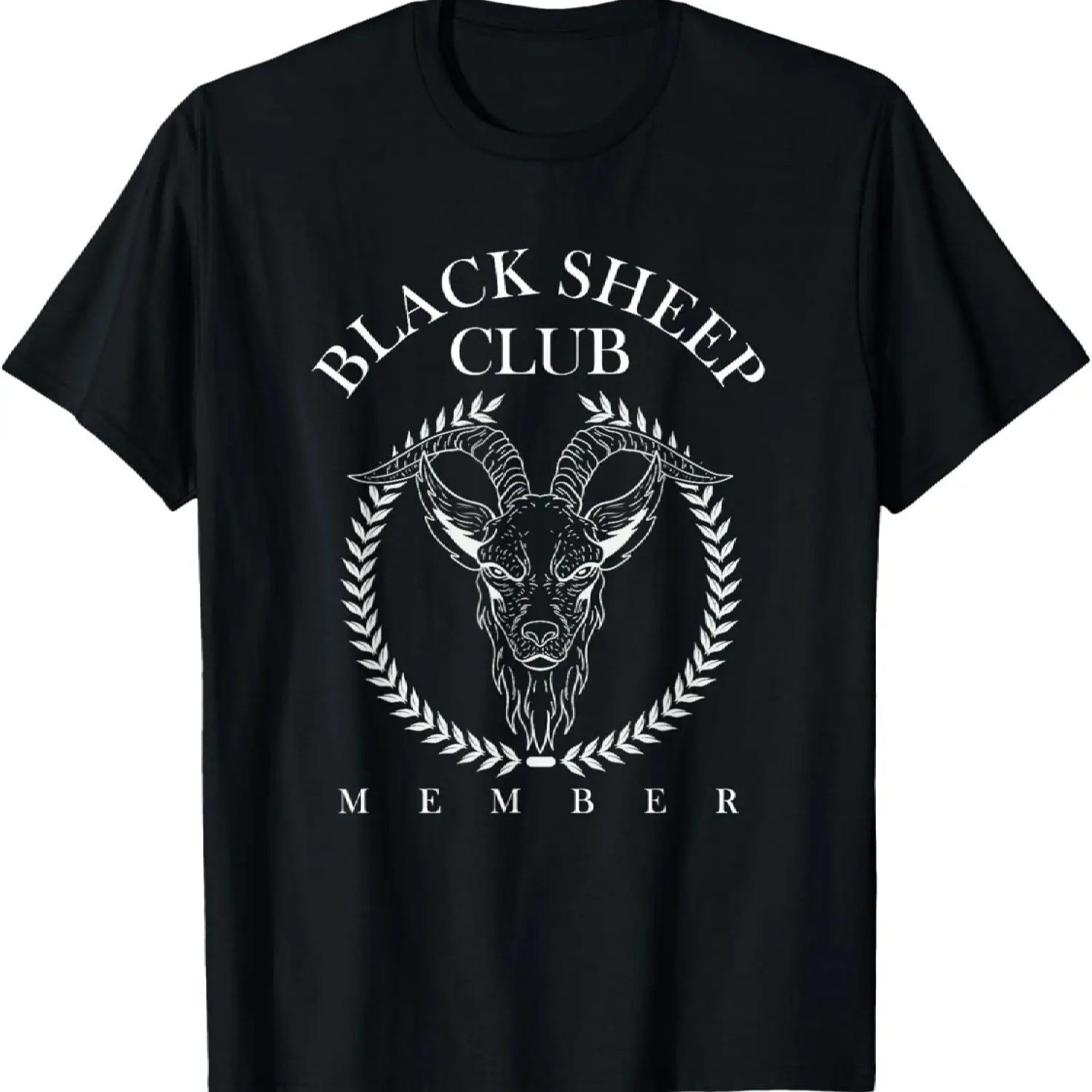 

Black Sheep Club Member _ Be Yourself _ Outsider Different T-Shirt XXXXXL чорний