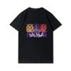 Herre Premium bomull Harajuku T-skjorte Evangelion Asuka Plakat Anime skjorte print T-skjorter Funny Style rundhals bomull T-skjorte Uformelle T-skjorter